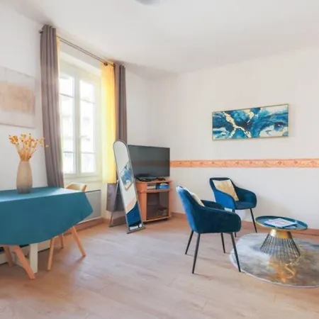 L'apparte Marinoni Classe-climatise-wifi-mer דירה ביוליו-סור-מר